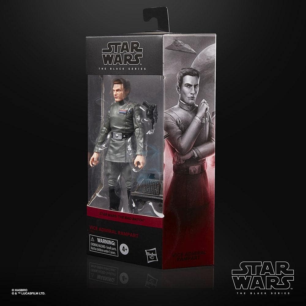 Star Wars The Black Series Vizeadmiral Rampart 15 cm grosse Star Wars: The Bad Batch Action-Figur zu