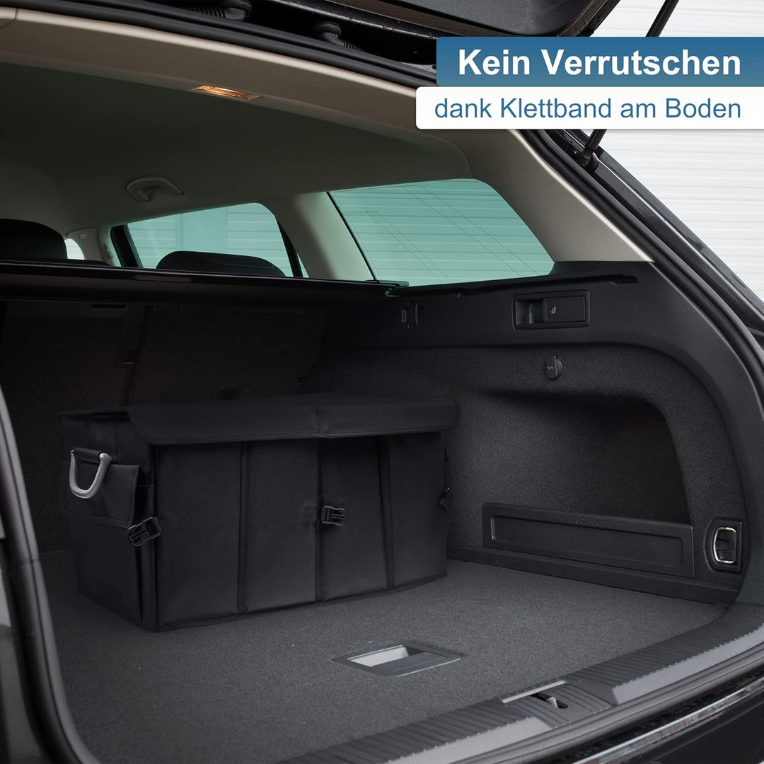 Kofferraum-Tasche - faltbarer Kofferraum-Organizer mit Deckel - Auto-Zubehör - Wohnmobil-Gadget - Ca