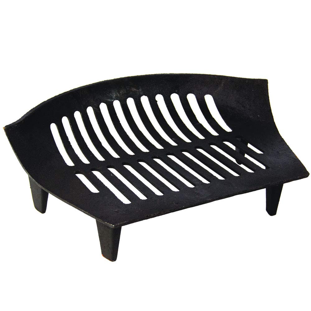 Feuerrost aus Gusseisen, schwarz, ca. 41 cm, Korb, Feuerstelle von Fire Vida