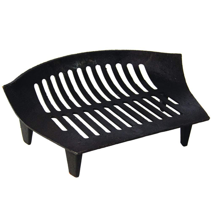 Feuerrost aus Gusseisen, schwarz, ca. 41 cm, Korb, Feuerstelle von Fire Vida