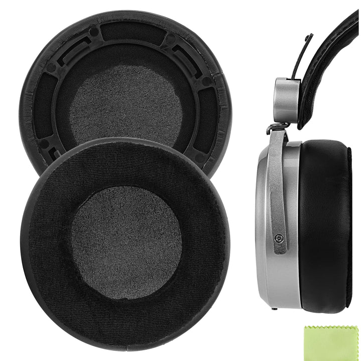 Geekria Comfort HybridVelour Ersatz-Ohrpolster, kompatibel mit Hifiman HE400SE HE400 HE400I HE400S H