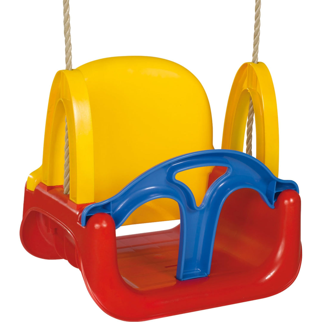 Simba 107174109 - 3 in 1 Schaukel, Seil vormontiert, Schaukelhöhe ca. 120cm, Sitzbreite 28cm