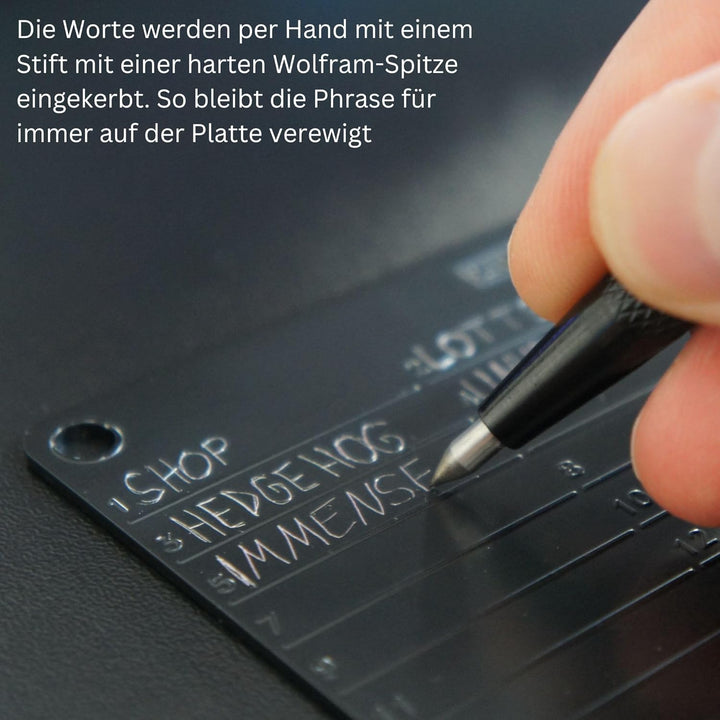 Cryptonite Crypto Wallet Cold Bitcoin Wallet aus rostfreiem Stahl für Backup der Seed Phrase (max. 2