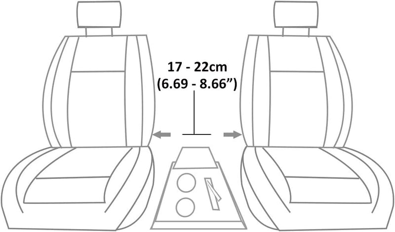 Universal Auto Armlehne Armlehne Mittelkonsole Aufbewahrungsbox Kunstleder