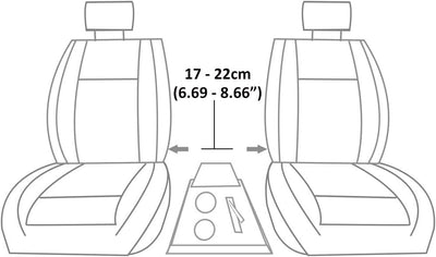 Universal Auto Armlehne Armlehne Mittelkonsole Aufbewahrungsbox Kunstleder Carbon