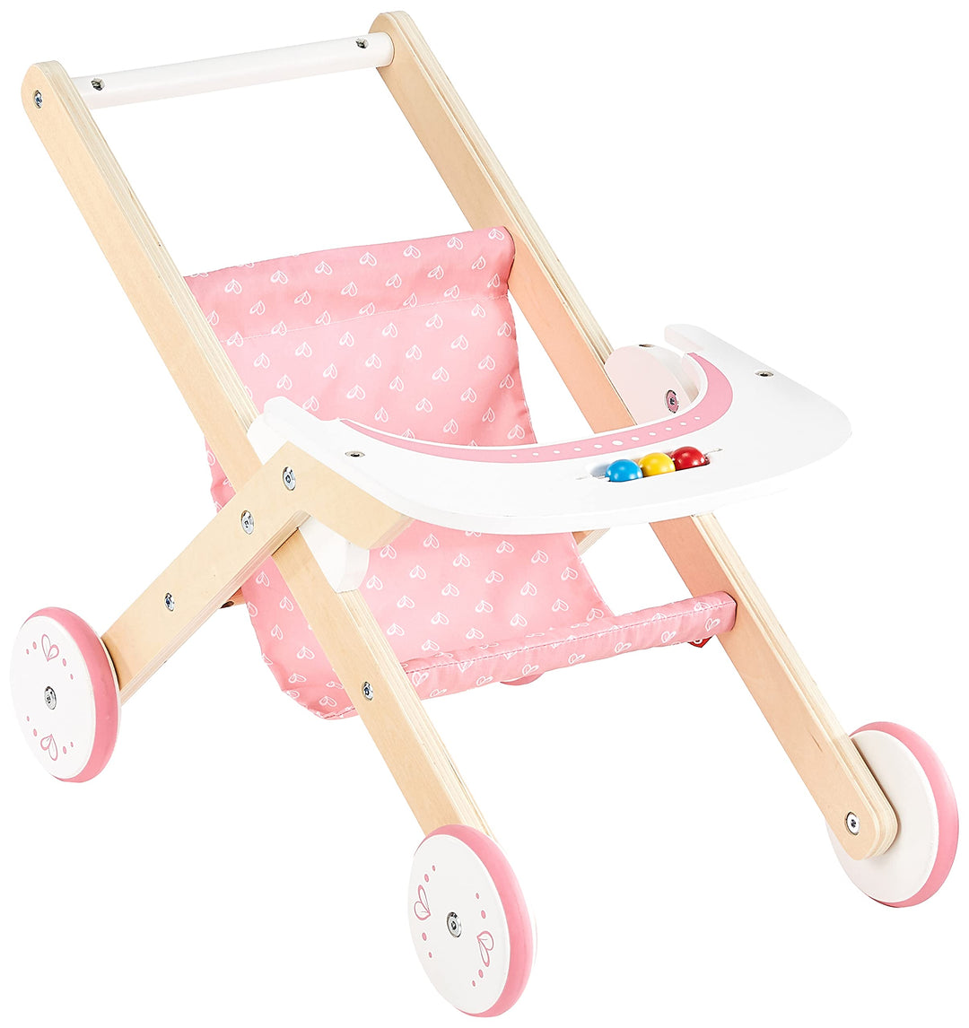 Hape E3603 - Puppenwagen, L: 17.5, W: 12.8, H: 20.2 inch, Puppenwagen