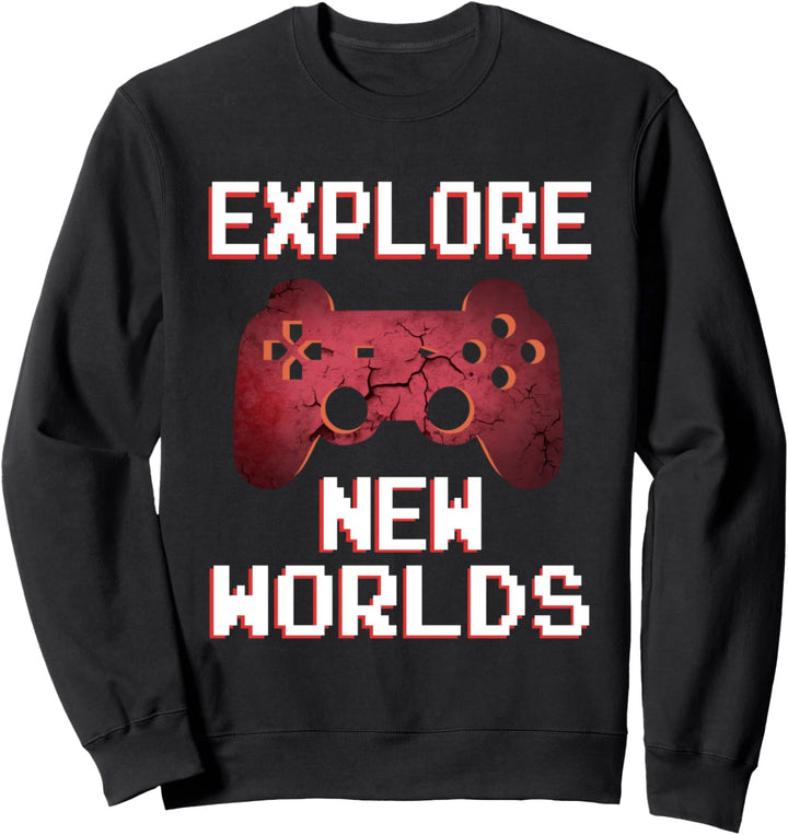 Lustiger Gamer Zocker Spruch Jungs Jungen Teenager Sweatshirt