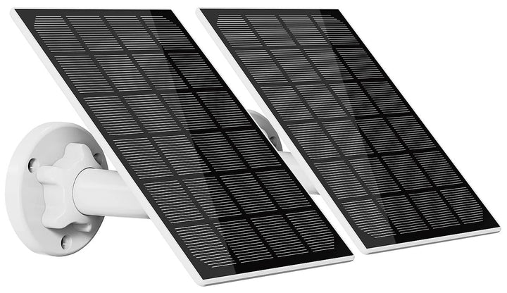 revolt Solarpanel Kamera: 2er-Set Universal-Solarpanel für Akku-IP-Kameras, 3W, IP65 (für Überwachun