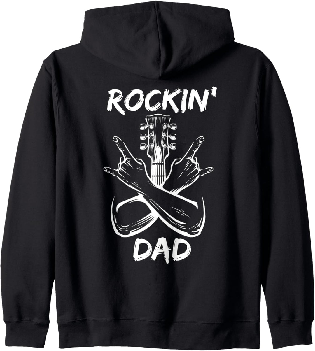 Rockin' Dad Gitarre Rock Music Geburtstag Vatertag Kapuzenjacke