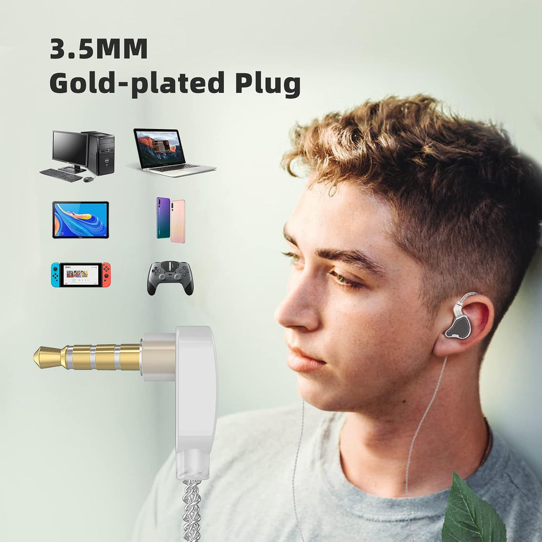 KB2208 HiFi-In-Ear-Monitor, Hochleistungs-DD-Einheit, leistungsstarker Bass, In-Ear-Kopfhörer, abneh