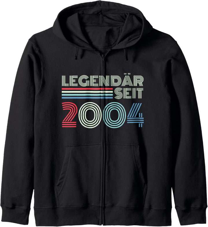 20. Geburtstag Mann Frau 20 Jahre 2004 Deko Lustig Geschenk Kapuzenjacke