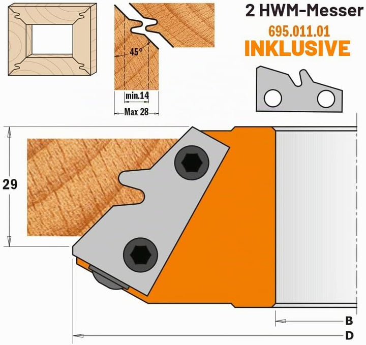 CMT 691.572 – Par contracuchillas 50 x 4 mm