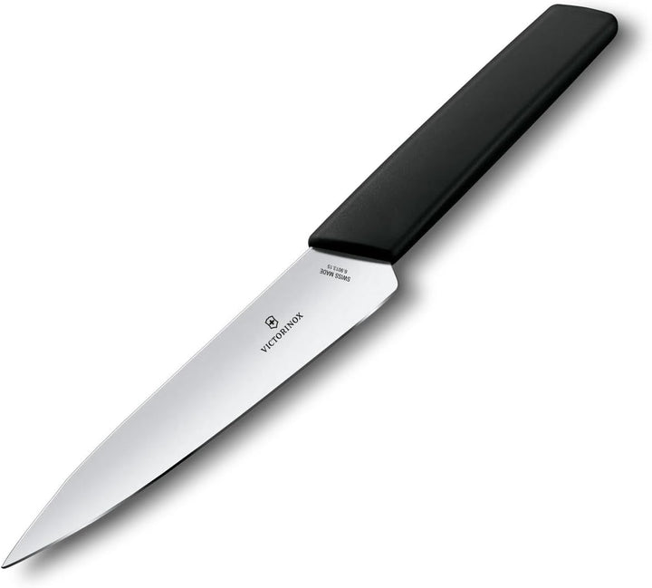 Victorinox Swiss Modern, Profi Officemesser, Extra Scharfe Klinge, gerader Schliff, 15 cm, Kunststof