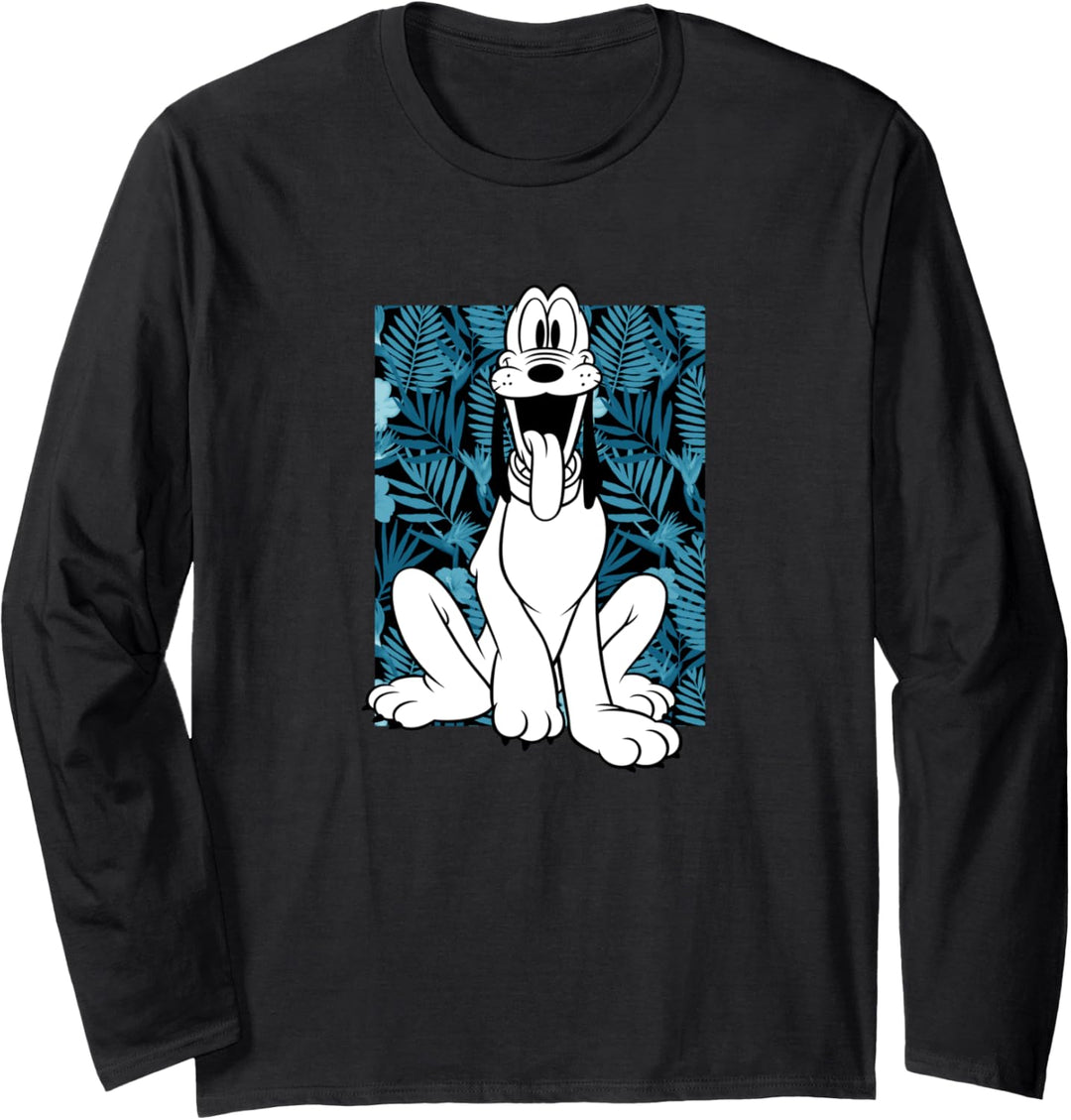 Disney Mickey And Friends Pluto Tropical Langarmshirt