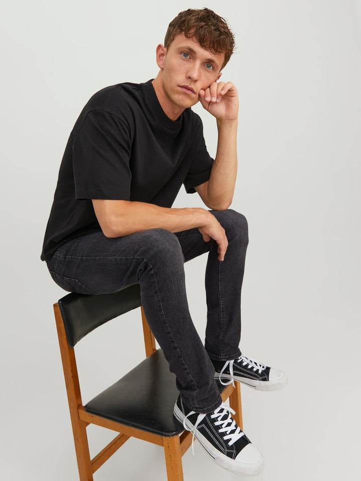 JACK & JONES Male Slim Fit Jeans JJIGLENN JJORIGINAL SQ 270 NOOS Slim Fit Jeans 28W / 30L Black Deni
