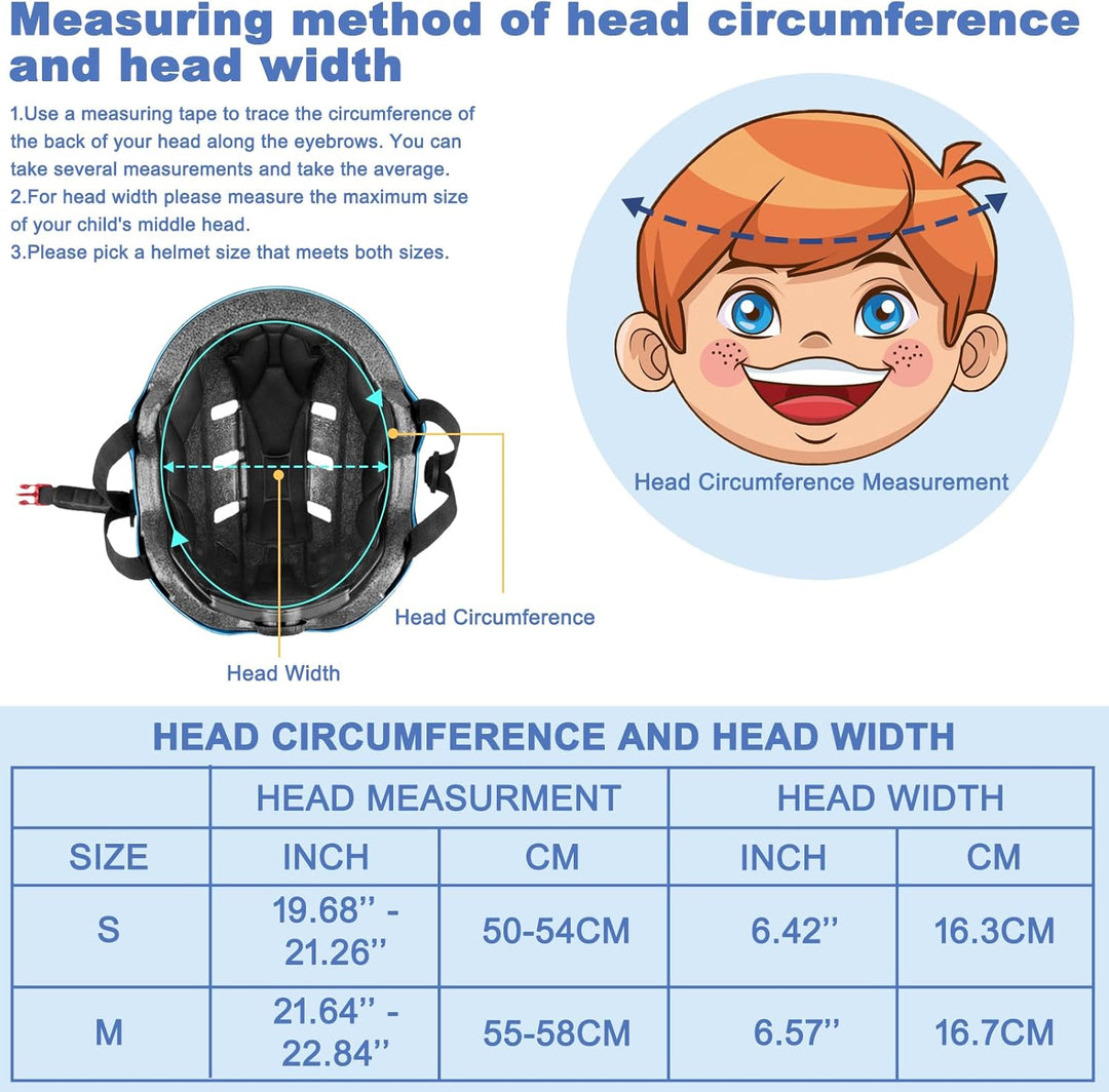 KORIMEFA Kinder Fahrradhelm Kinderhelm Radhelm Sporthelm CE-Zertifizierung für Fahrrad Skateboard Sc