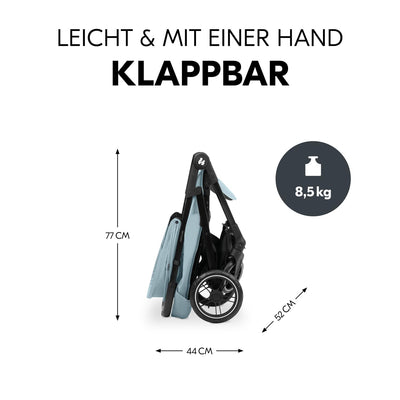 hauck Buggy Shop N Care für Kinder ab Geburt bis 22 kg mit Liegefunktion, Getränkehalter und Snack T