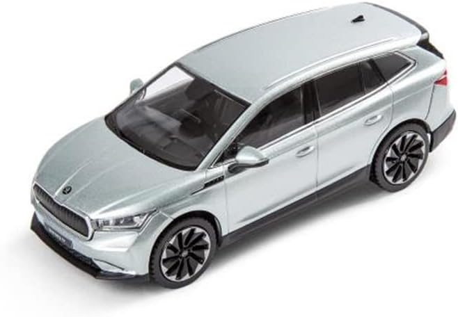 Skoda 5LA099300F7B Modellauto ENYAQ iV Miniatur, Massstab 1:43, Silber