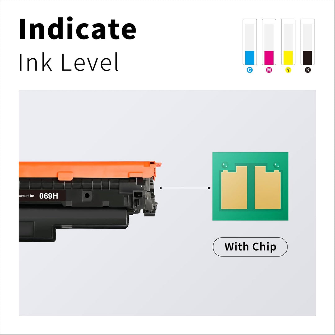 MYCARTRIDGE 069H 069 Toner Kompatibel für Canon 069H Toner Cartridge (Mit Chip) für CRG-069H CRG-069