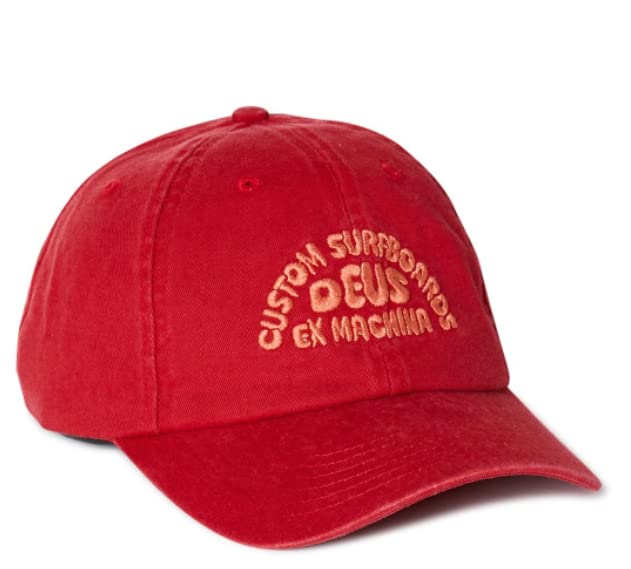 Deus Locations Dad Cap - Jester Red