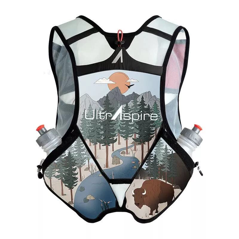 Ultraspire Momentum 2.0 Trinkrucksack – Minimalistische 6-Liter-Weste mit Flüssigkeitskapazität, 4 x