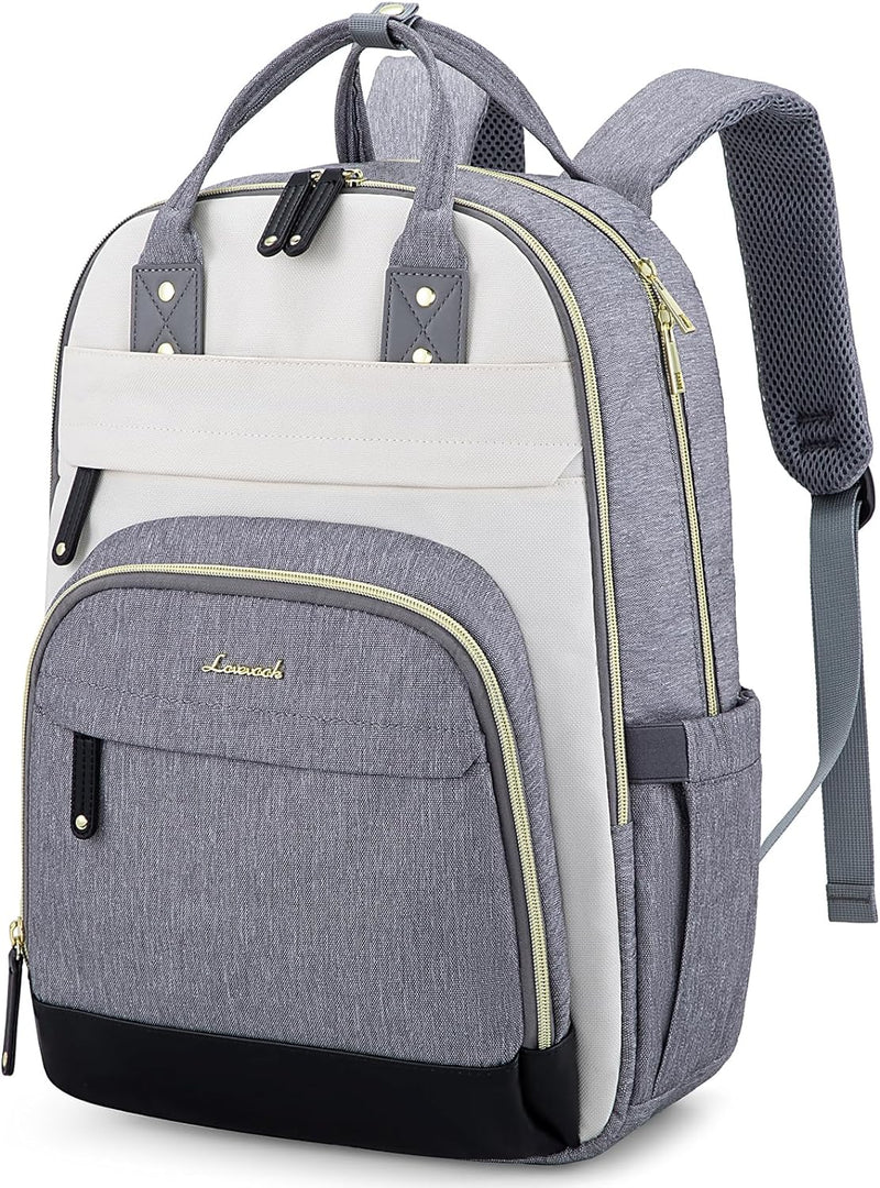 LOVEVOOK Rucksack Damen Gross, Laptop Rucksack 17 Zoll mit Laptopfach, Shulrucksack Mädchen Teenager