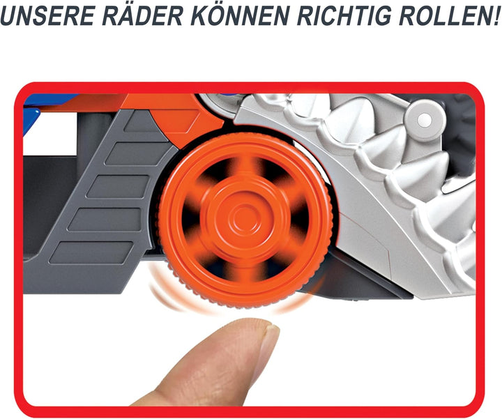 Hot Wheels GVG36 - Hungriger Hai-Transporter-Spielset mit 1 Fahrzeug im Massstab 1:64, Spielzeug Aut