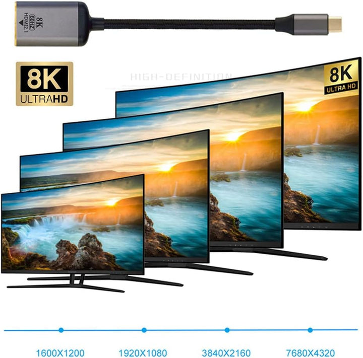 Xiwai USB 4 USB-C Typ-C Quelle auf Buchse HDMI 2.0 Kabel Display 8K 60HZ UHD 4K HDMI Stecker Monitor