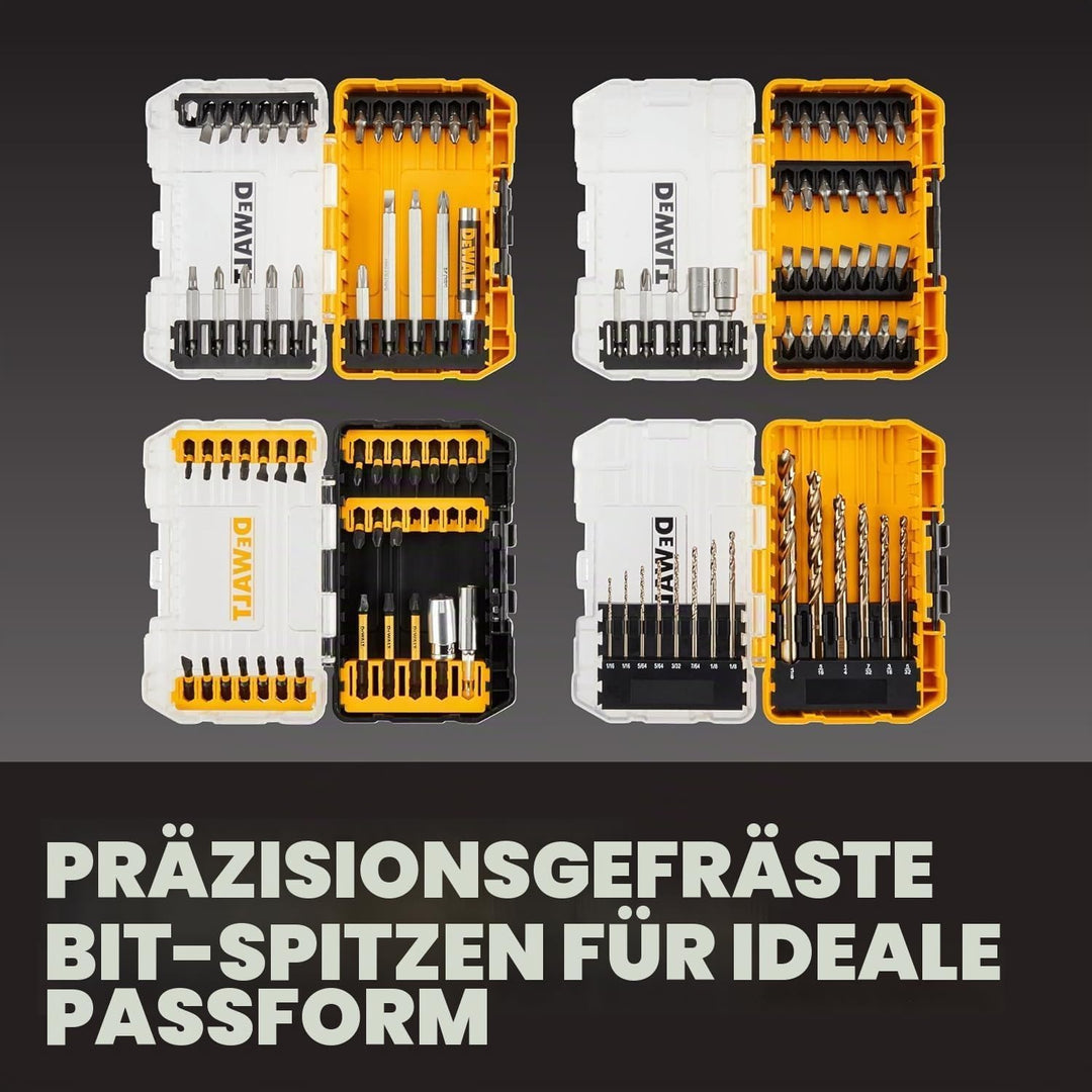 Dewalt DW1361 Titan-Bohrer-Set, 21-teilig, 100 pieces 100-Piece Accessory Set, 100-Piece Accessory S