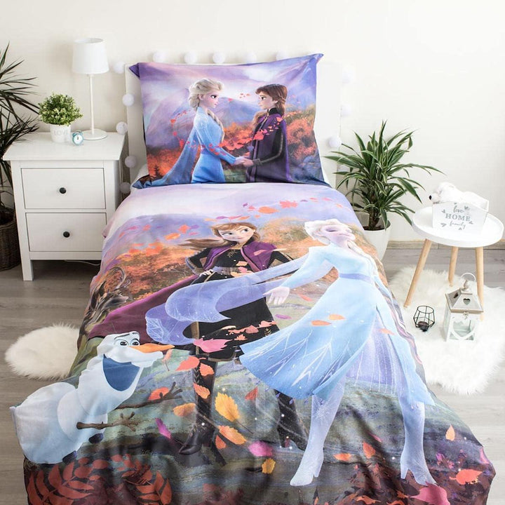 Jerry Fabrics AC-Déco Bettwäsche Die Eiskönigin Wind – 100 x 135 cm – Baby, Violett