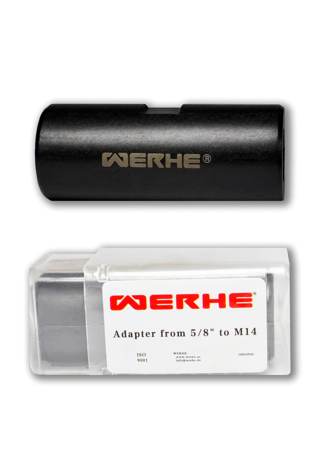 WERHE® Adapter Gewinde 5/8 auf M14 - Für Rührgeräte und Beton Rührer - Passt zu Rührkorb m14 und Rüh