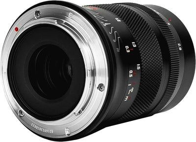 Meike 60mm F2.8 Vergrösserung Makro Manual Focus APS-C Objektiv Kompatibel mit Sony E Mount Mirrorle