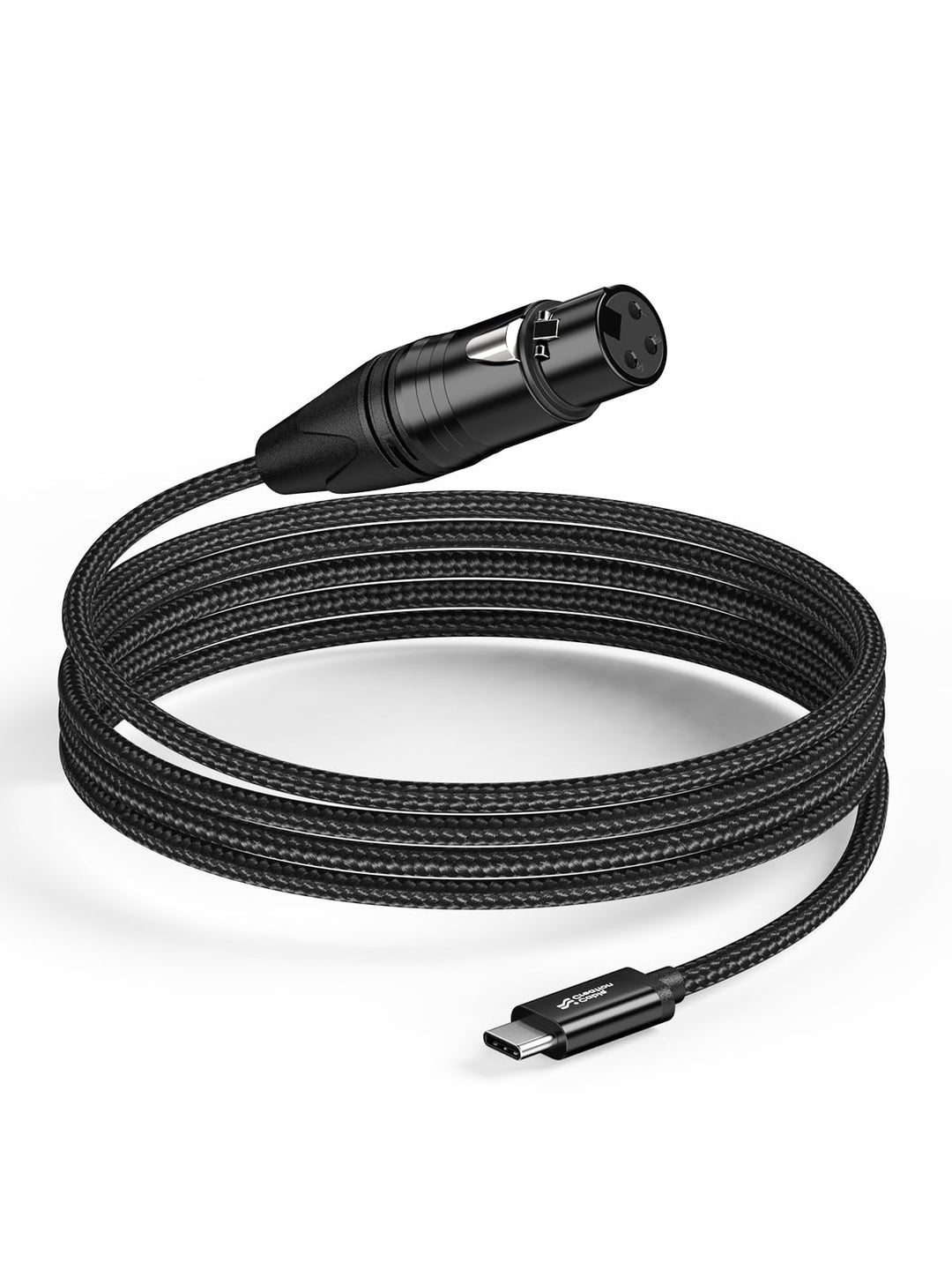 CableCreation XLR auf USB C 0,9 m, XLR-Buchse auf USB-Typ-C, professionelles Aufnahme-Audiokabel, fü