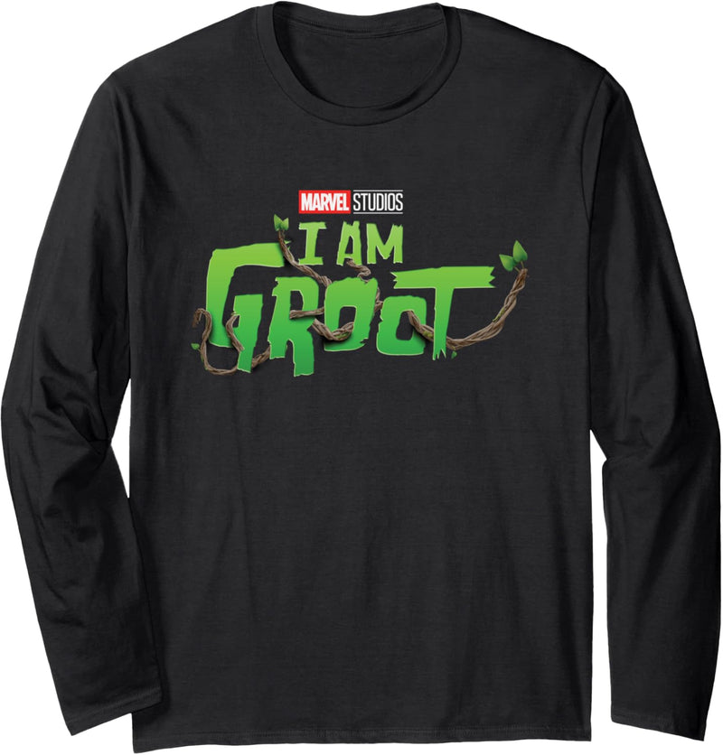 Marvel Studios I Am Groot Logo Langarmshirt