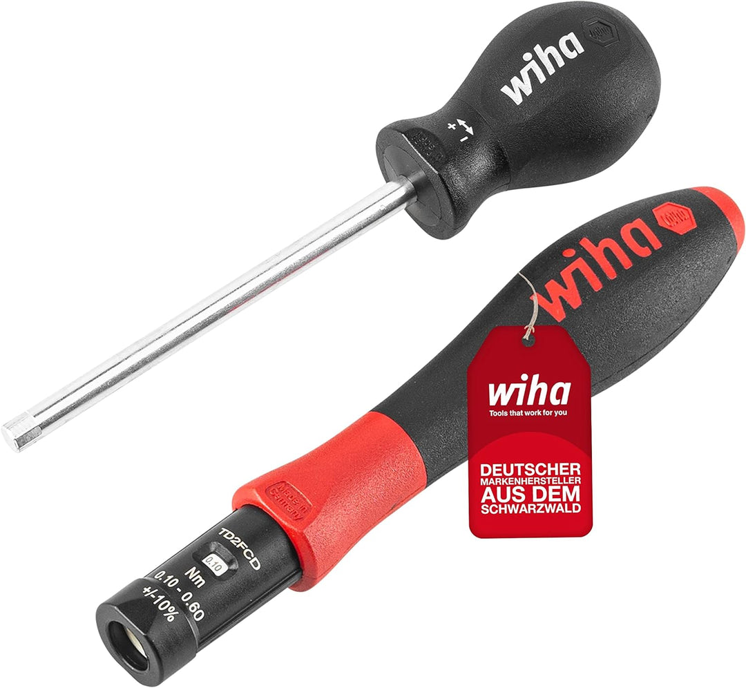 Wiha verstellbarer Drehmoment Schraubendreher TorqueVario®-S(26888) variabel einstellbar I 0,1-0,6Nm