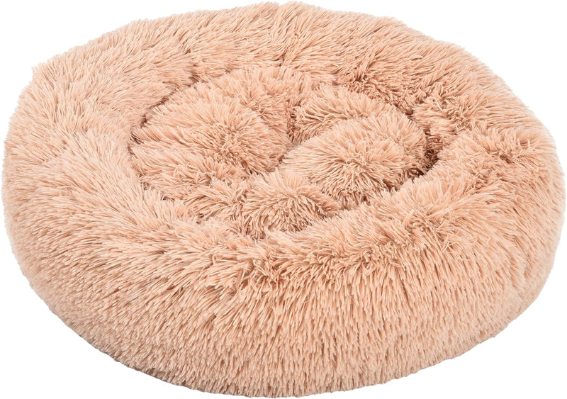 Dehner Lieblinge Hunde- und Katzenbett Cookie, Grösse L, ca. Ø 76 cm, Höhe ca. 17 cm, Polyester, bei