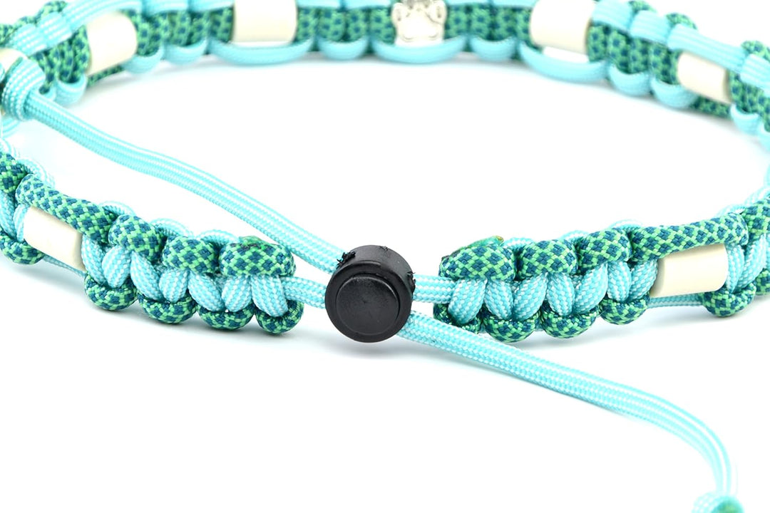 EM-Keramik-Halsband für Hunde & Katzen - Massanfertigung EM-Band Original US-Paracord (51-60 cm, Min
