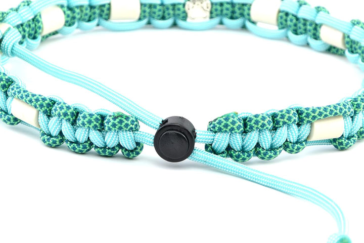 EM-Keramik-Halsband für Hunde & Katzen - Massanfertigung EM-Band Original US-Paracord (41-50 cm, Min