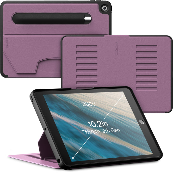 ZUGU iPad 10.2 Hülle 2021/2020 / 2019, schlanke Schutzhülle für die iPad9 / iPad8 / iPad7, 8 Winkel-