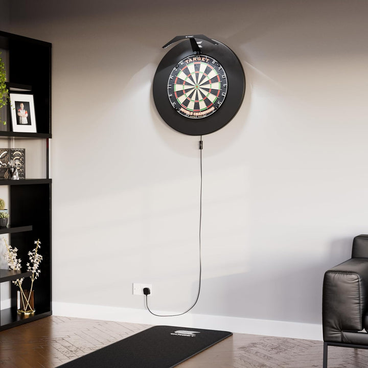 Target Darts Pro Tour bedruckter Wandschutz Schwarz, Schwarz