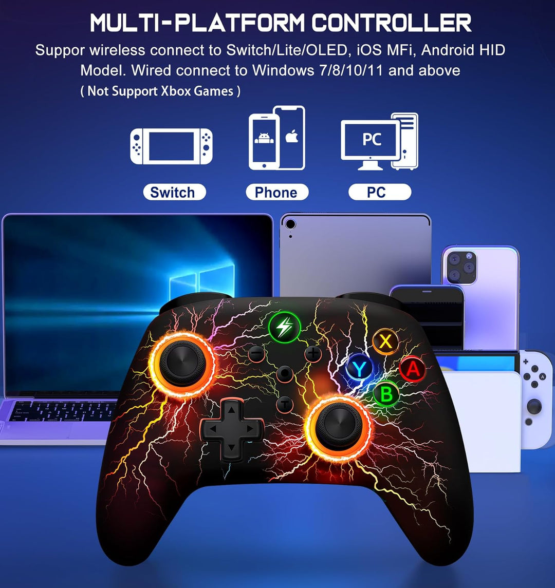 ALEEMTRY Switch Pro Controller für Nintendo-Switch Controller Wireless für Switch/Lite/OLED-Controll