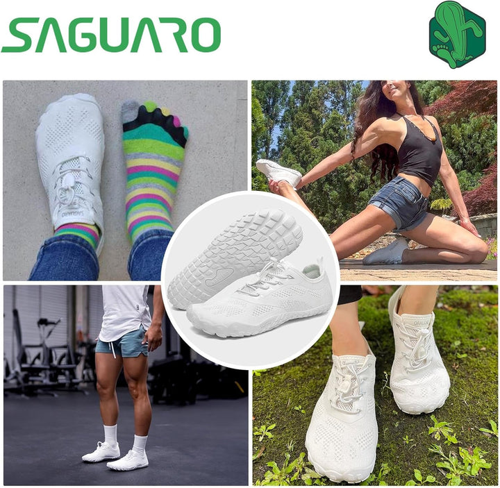 SAGUARO Unisex Barfussschuhe Traillaufschuhe Schnell Trocknend Wassersportschuhe, Gr. 36-47 38 EU We
