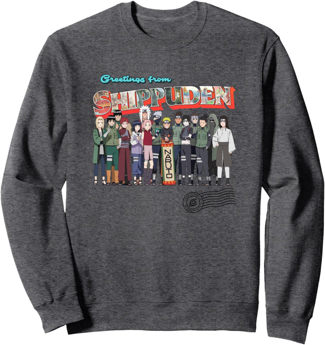 Naruto Shippuden Grüsse von Hidden Leaf Sweatshirt