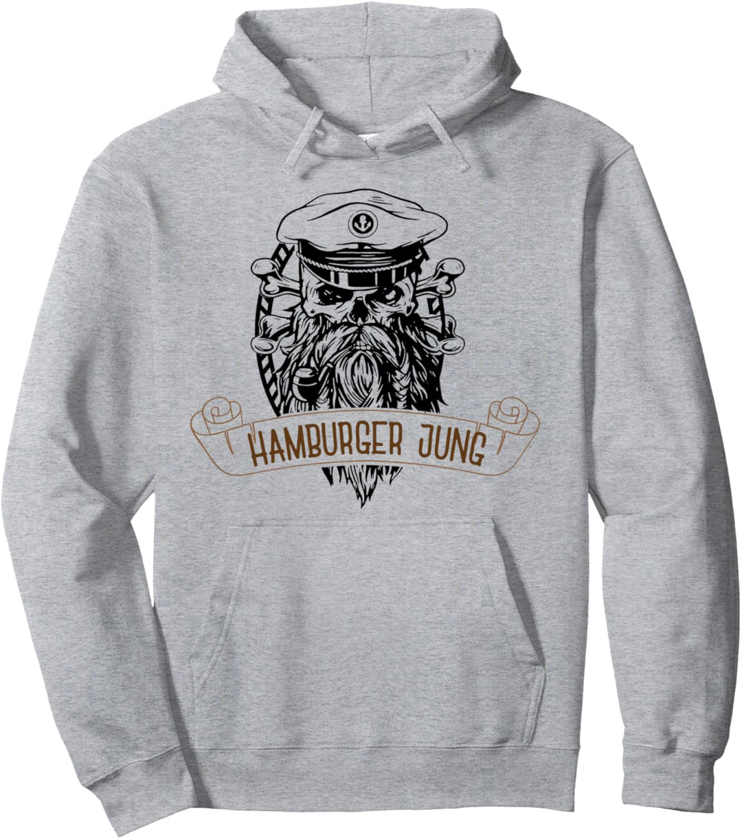 Hamburger Jung Moin Hamburg Nordsee Seemann Pullover Hoodie