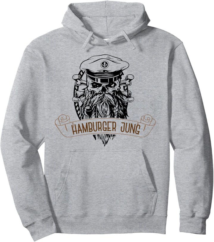 Hamburger Jung Moin Hamburg Nordsee Seemann Pullover Hoodie