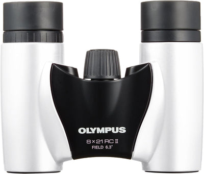 Olympus 8x21 RC II Fernglas mit Tasche weiss, weiss