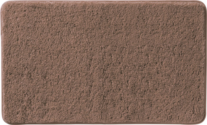 Erwin Müller Badematte, Badteppich, Badvorleger Rhodos Uni rutschhemmend braun Grösse 60x100 cm - ul