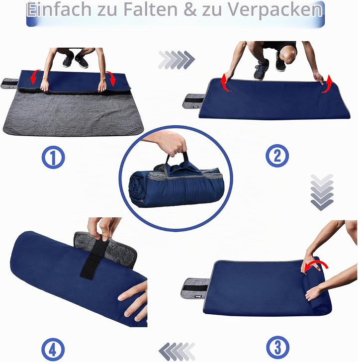 Kato Tirrinia Camping Decke wasserdichte, Outdoor Decke Hüttenschlafen Reisedecke Sanddichte Warm Pi