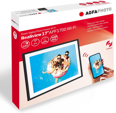 Agfa Photo - Bilderrahmen Realview 17' 17 Zoll mit WLAN, 17 Zoll mit WLAN