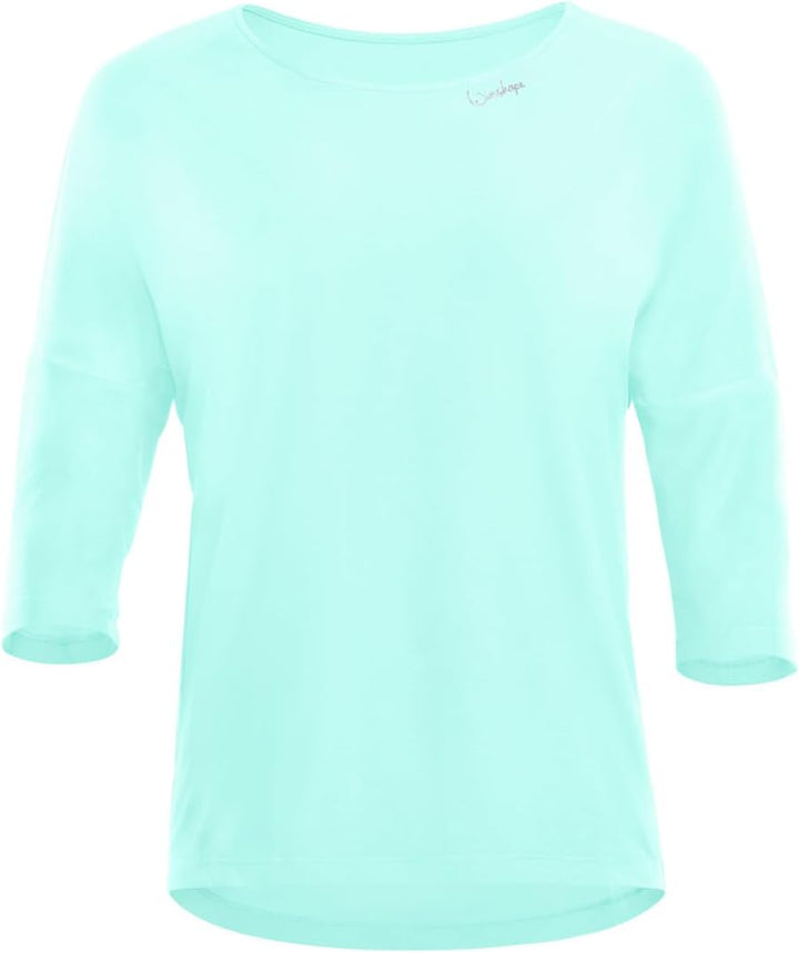 WINSHAPE Damen Functional Light and Soft ¾-arm Top Dt111ls Yoga-Shirt XS Delicate-mint, XS Delicate-